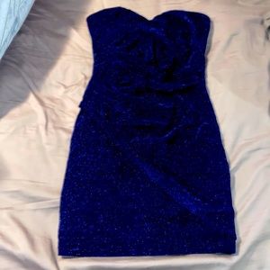 Sparkly strapless dress